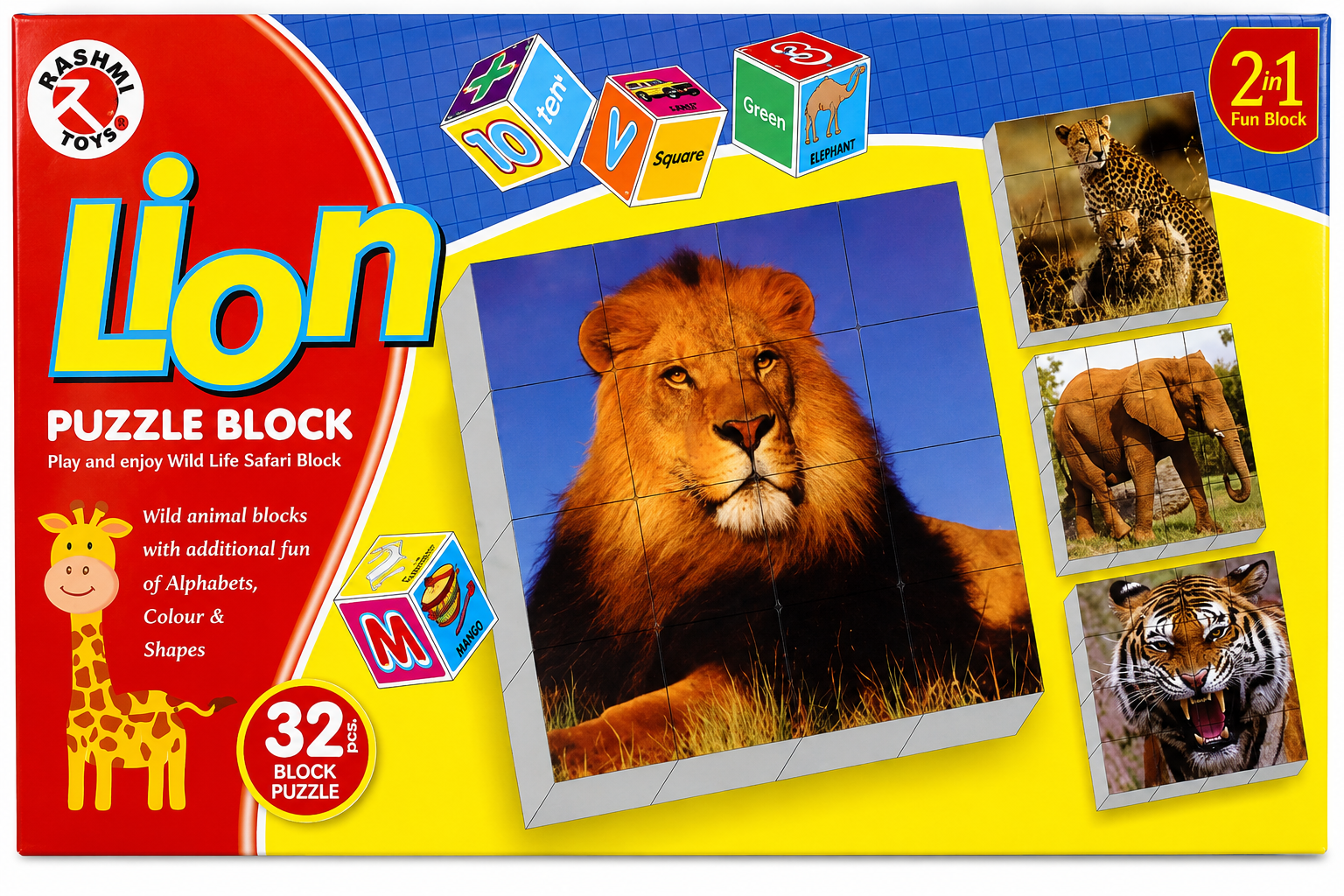 Lion Puzzle Block 32 Pieces
