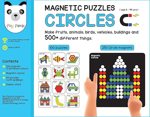 Magnetic Puzzles Circles 250 Magnets