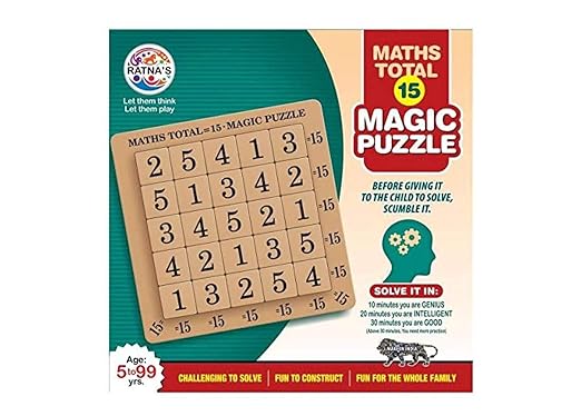 Maths Total 15 – Magic Puzzle
