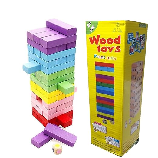Wood Toys Folding Tower