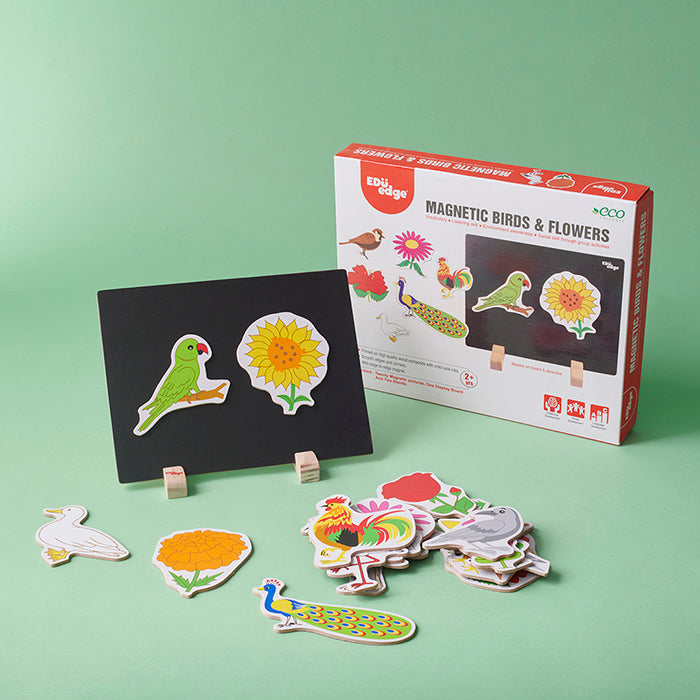 Magnetic Birds & Flowers Board